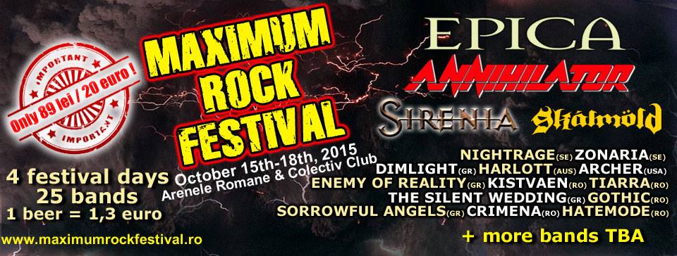 Maximum Rock Festival 2015 Facebook