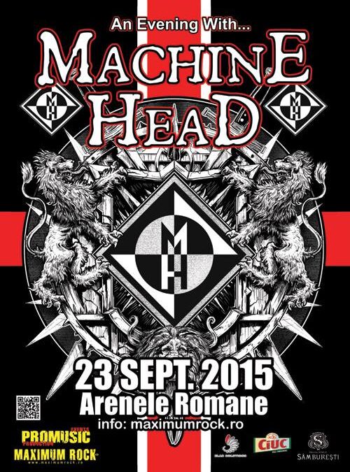 Ultimele bilete la preţ promoţional pentru concertul Machine Head de la Bucureşti