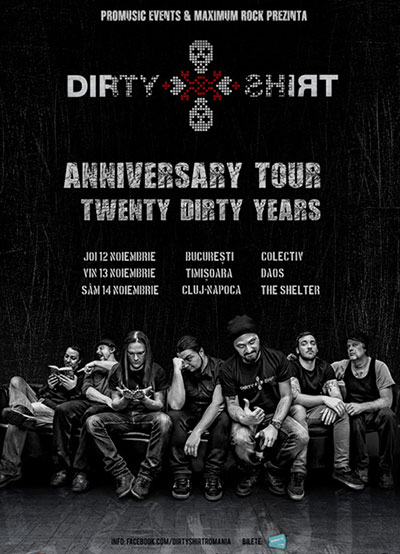 Dirty Shirt sărbătoreşte 20 de ani de activitate