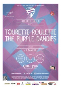 Concert caritabil Fratele Rock cu Tourette Roulette şi The Purple Dandies