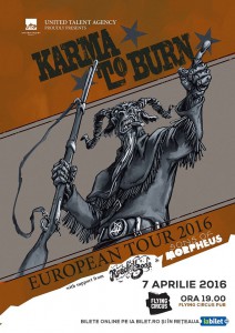 Concertul Karma to Burn de la Cluj-Napoca a fost reprogramat pentru 7 aprilie
