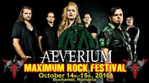 AEVERIUM – o nouă trupă confirmată la Maximum Rock Festival 2016
