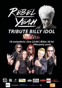Tribute Billy Idol cu maghiarii de la Rebel Yeah la Timişoara