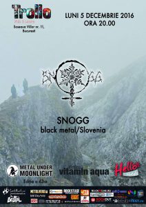 Trupa slovenă de black metal Snøgg va susține un concert la București