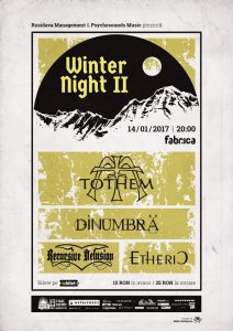 Winter Nights în Fabrica – partea a II-a: TOTHEM, DINUMBRĂ, RECURSIVE DELUSION, ETHERIC
