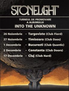 După lansare, trupa Stonelight anunţă datele primelor concerte
