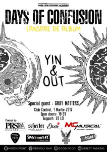Days of Confusion lansează “Yin & Out”, primul album al formației