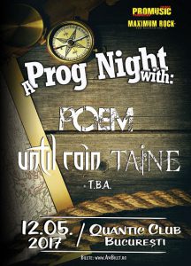 Taine va cânta alături de Poem și Until Rain în Quantic Club