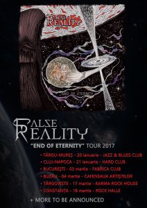 Turneul trupei False Reality, “End Of Eternity”, continuă şi include un concert special la Fabrica