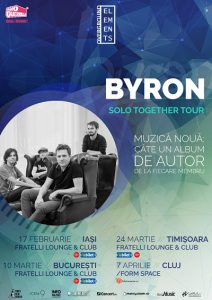 Membrii trupei byron lansează câte un album propriu; concerte la București, Iași, Cluj și Timișoara
