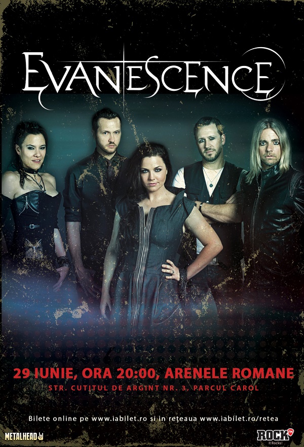 Evanescence la Bucureşti Setlist de zile mari la Arenele Romane