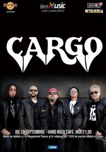Concert CARGO la Hard Rock Cafe