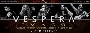 Vespera lansează albumul „Imago” și debutează turneul în Hard Club din Cluj