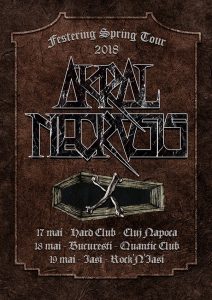 Akral Necrosis pregătește un turneu-fulger cu destinația Rock’n’Iași