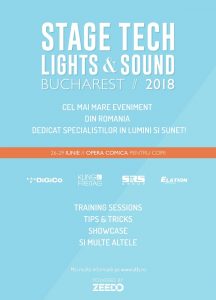 Producătorii de echipamente audio folosite de Aerosmith, Queen & Adam Lambert, Carlos Santana, Sia sau Bonobo vin în premieră la București la Stage Tech: Lights & Sound