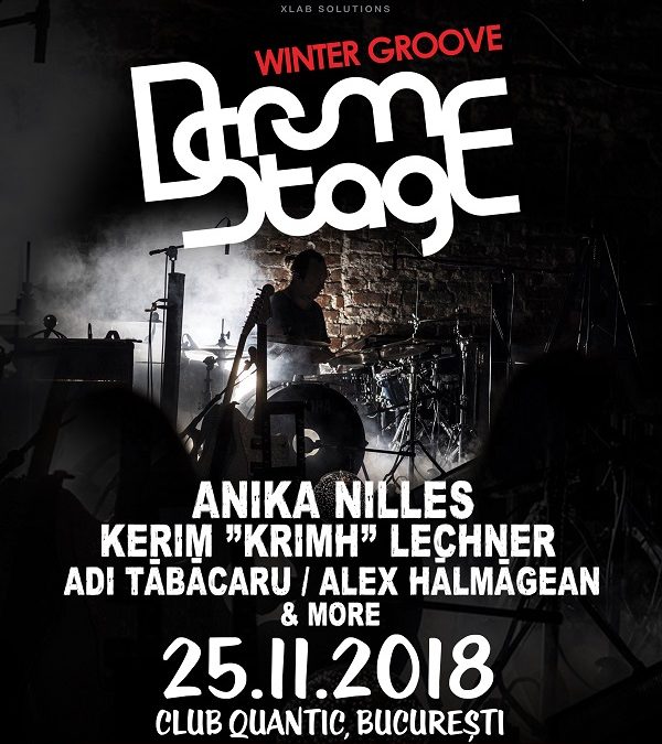 DrumStage – Winter Groove cu Anika Nilles, Krimh Lechner de la Septicflesh, Adrian Tabacaru si Alex Halmagean de la Days of Confusion
