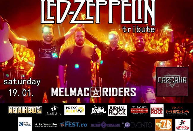 Concert tribut Led Zeppelin cu Melmac Riders în Timișoara