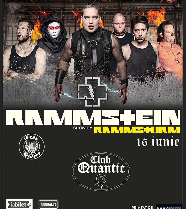RAMMSTURM din Ungaria – Trupă Tribut Rammstein, vine pentru prima oară la Quantic!