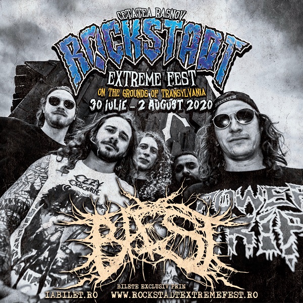 Death metal din Danemarca la Rockstadt Extreme Fest 2020: BAEST